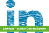 blaues LinkedIn-Logo