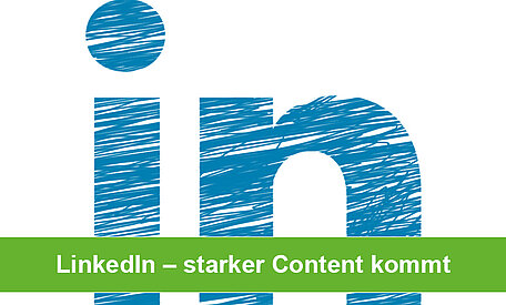blaues LinkedIn-Logo