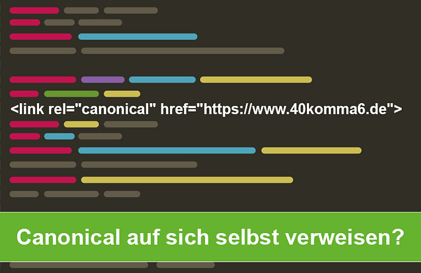 Warum sollten Seiten mit einem Canonical-Tag auf sich selbst verweisen?