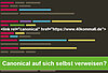 Warum sollten Seiten mit einem Canonical-Tag auf sich selbst verweisen?