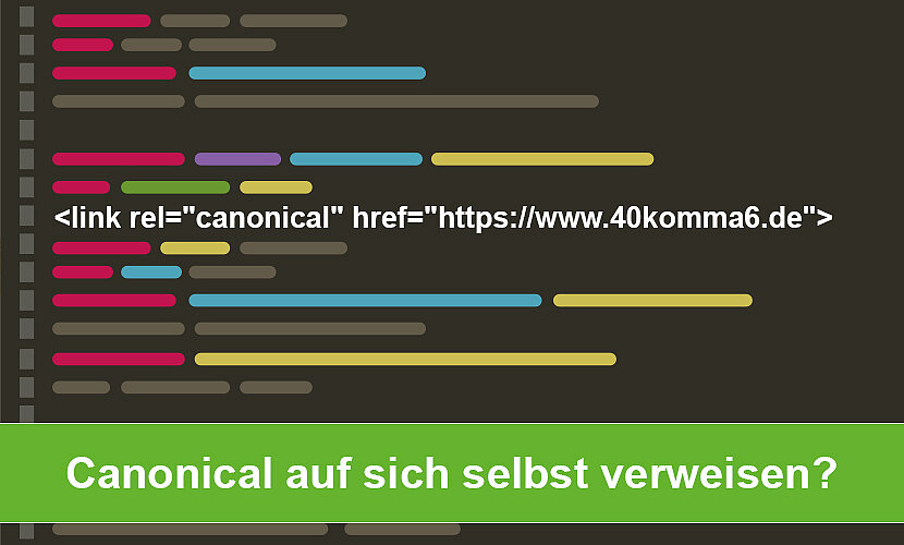 Warum sollten Seiten mit einem Canonical-Tag auf sich selbst verweisen?