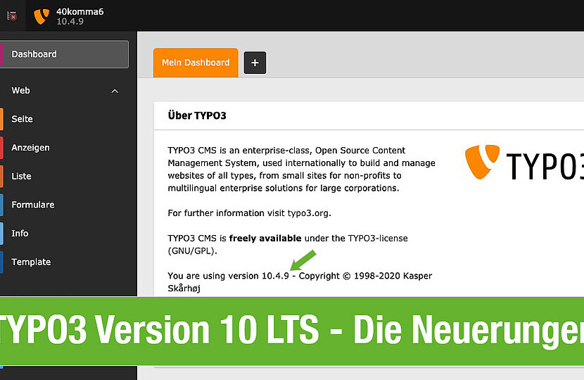 TYPO3 Version 10.4 LTS - die wichtigsten Neuerungen