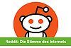 Logo von Reddit mit grüner Bauchbinde