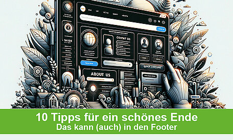 Das kann in den Footer