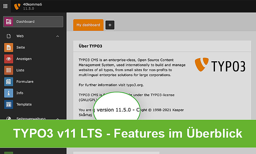 TYPO3 v11 LTS - Features im Überblick