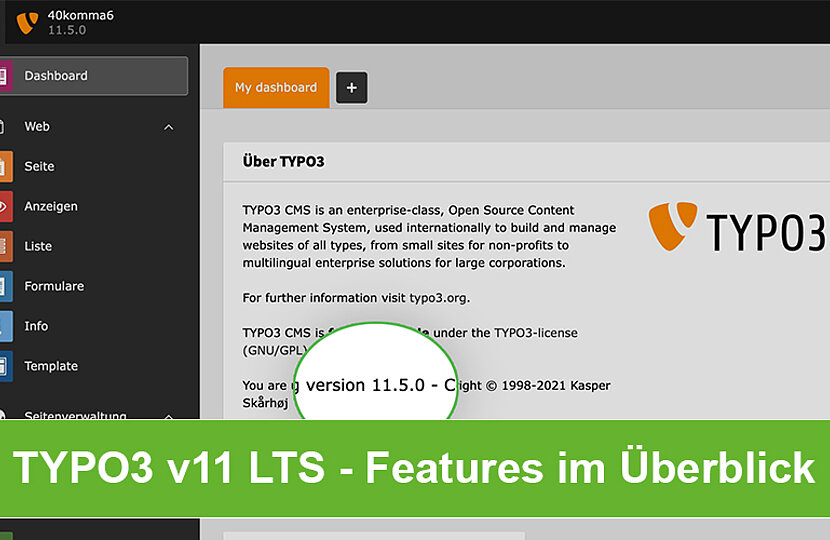 TYPO3 v11 LTS - Features im Überblick