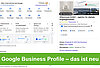 Ein Screenshot vom Google my Business-Profil von 40komma6