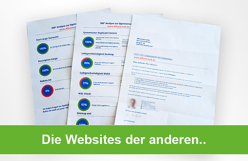 Die Websites der anderen