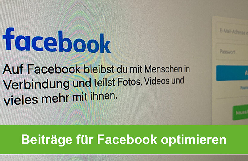 Beiträge für Facebook optimieren