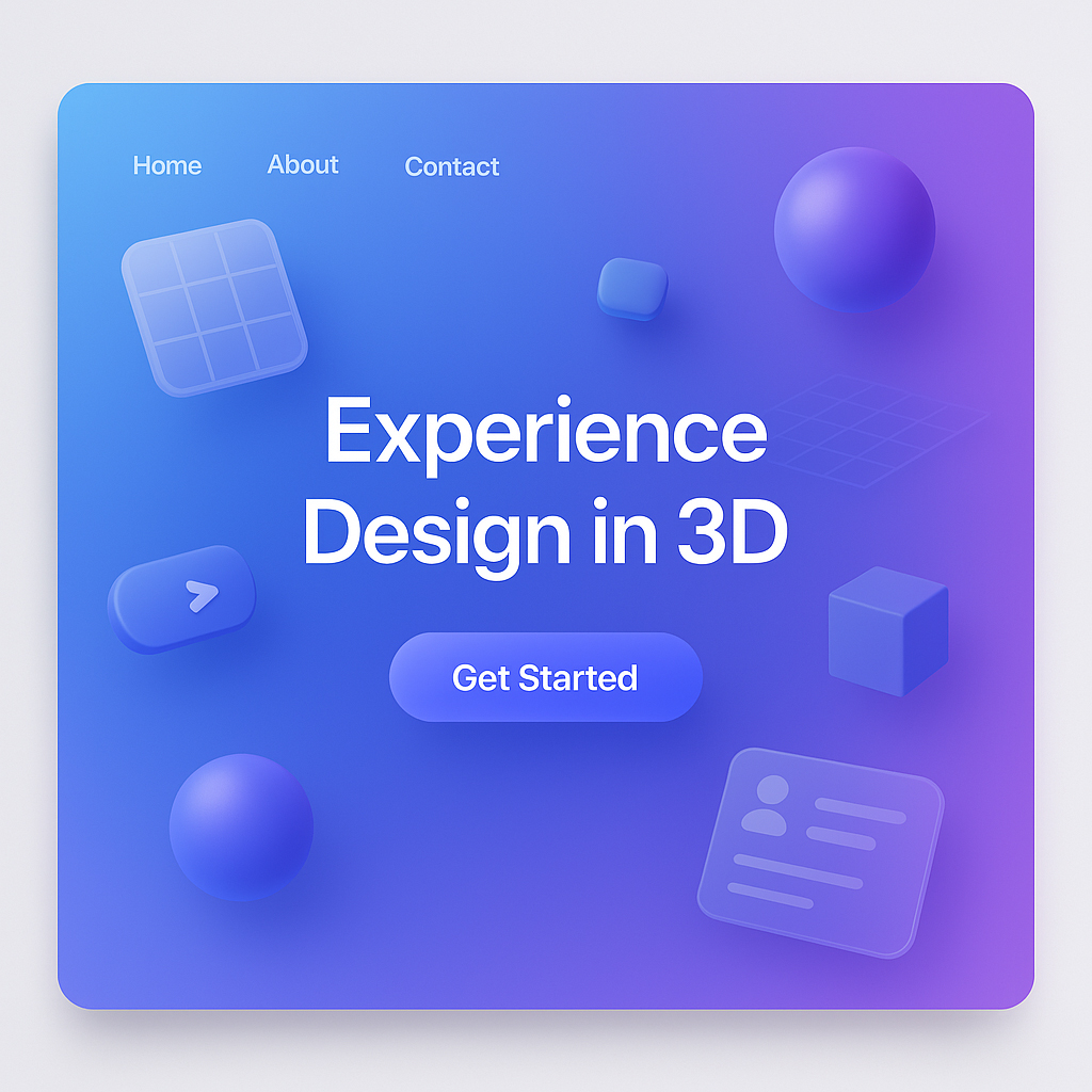 3D-Elemente im Webdesign eingesetzt 3D-Elemente im Webdesign eingesetzt
