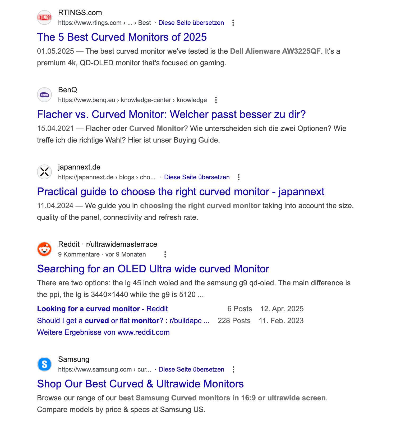SERPs im Reddit SERPs im Reddit