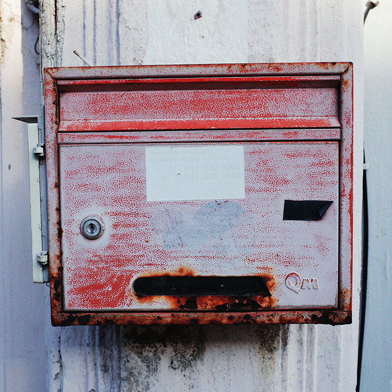 Roter Schaltschrank