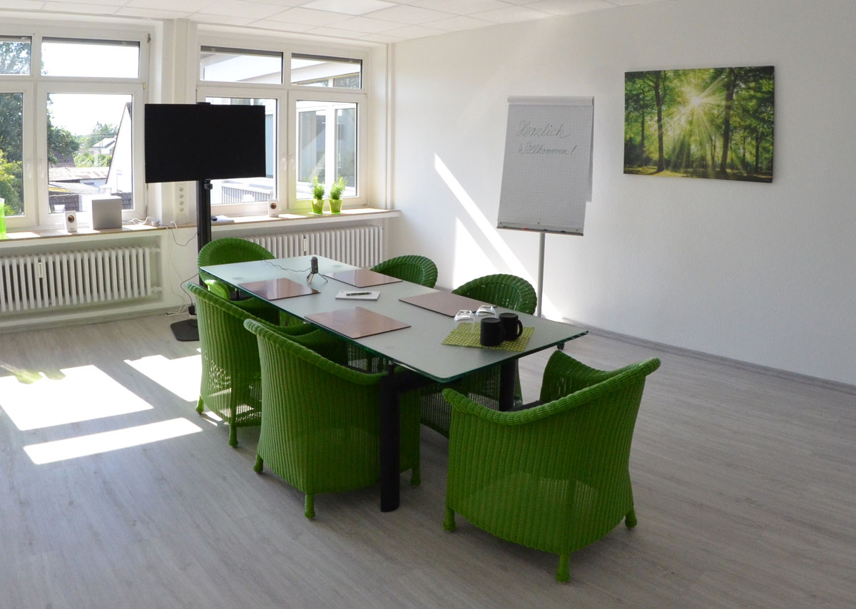 Das Besprechungszimmer in der Agentur 40komma6 Das Besprechungszimmer in der Agentur 40komma6