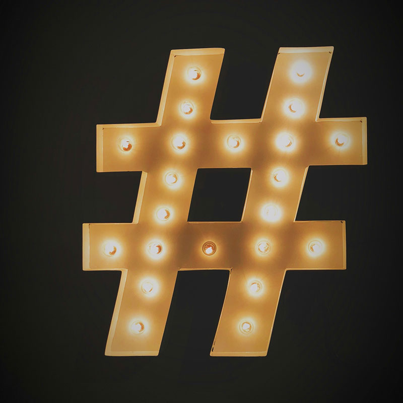 Hashtags – Vorteile Nummernzeichen als Hashtag