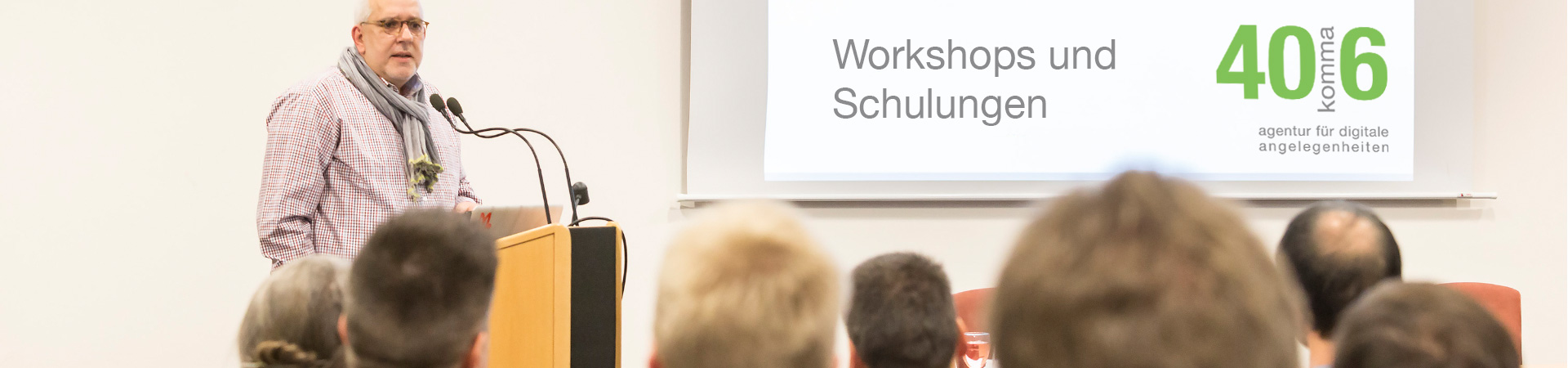 Workshops und Schulungen